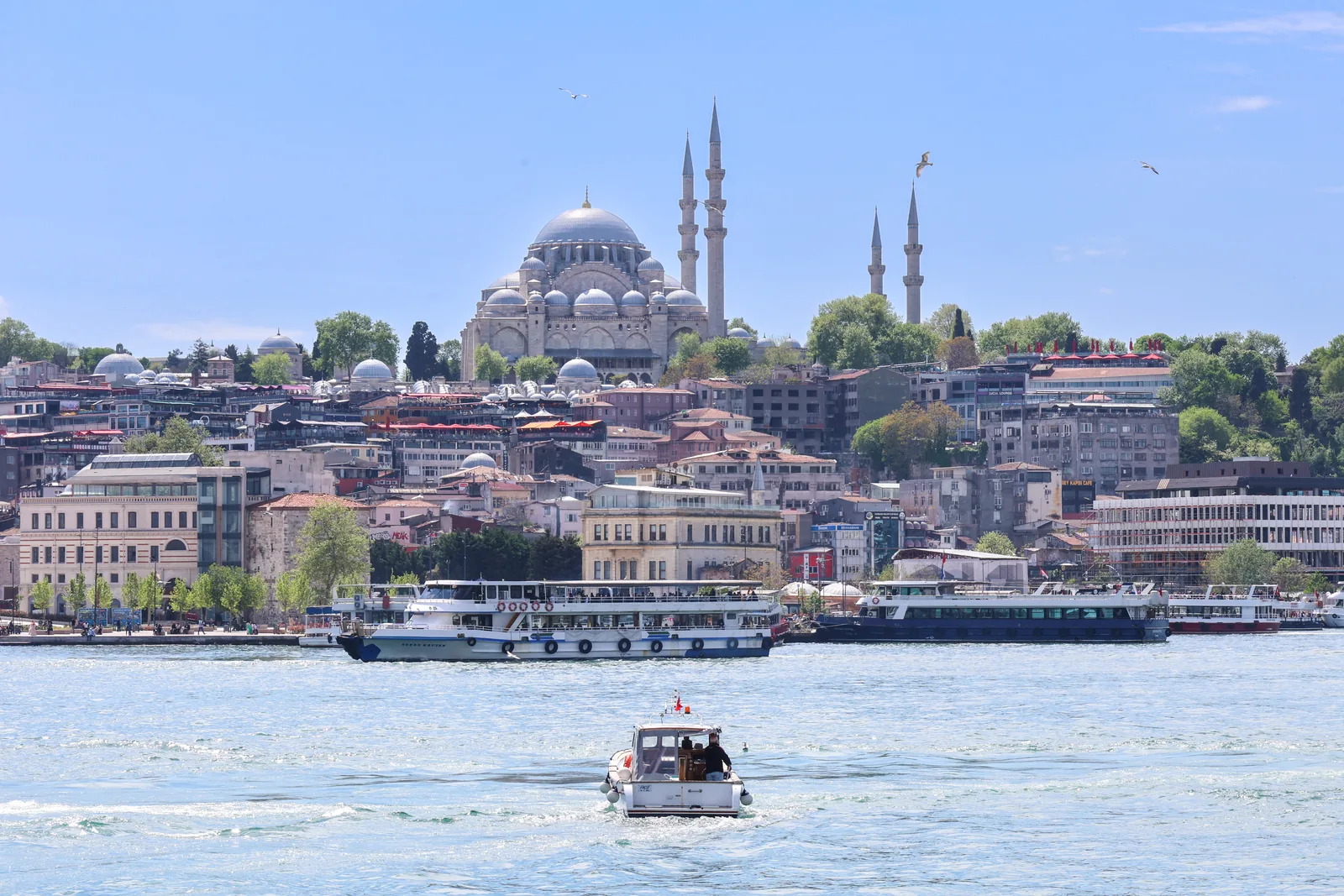 La Süleymaniye vue depuis la Corne d'Or