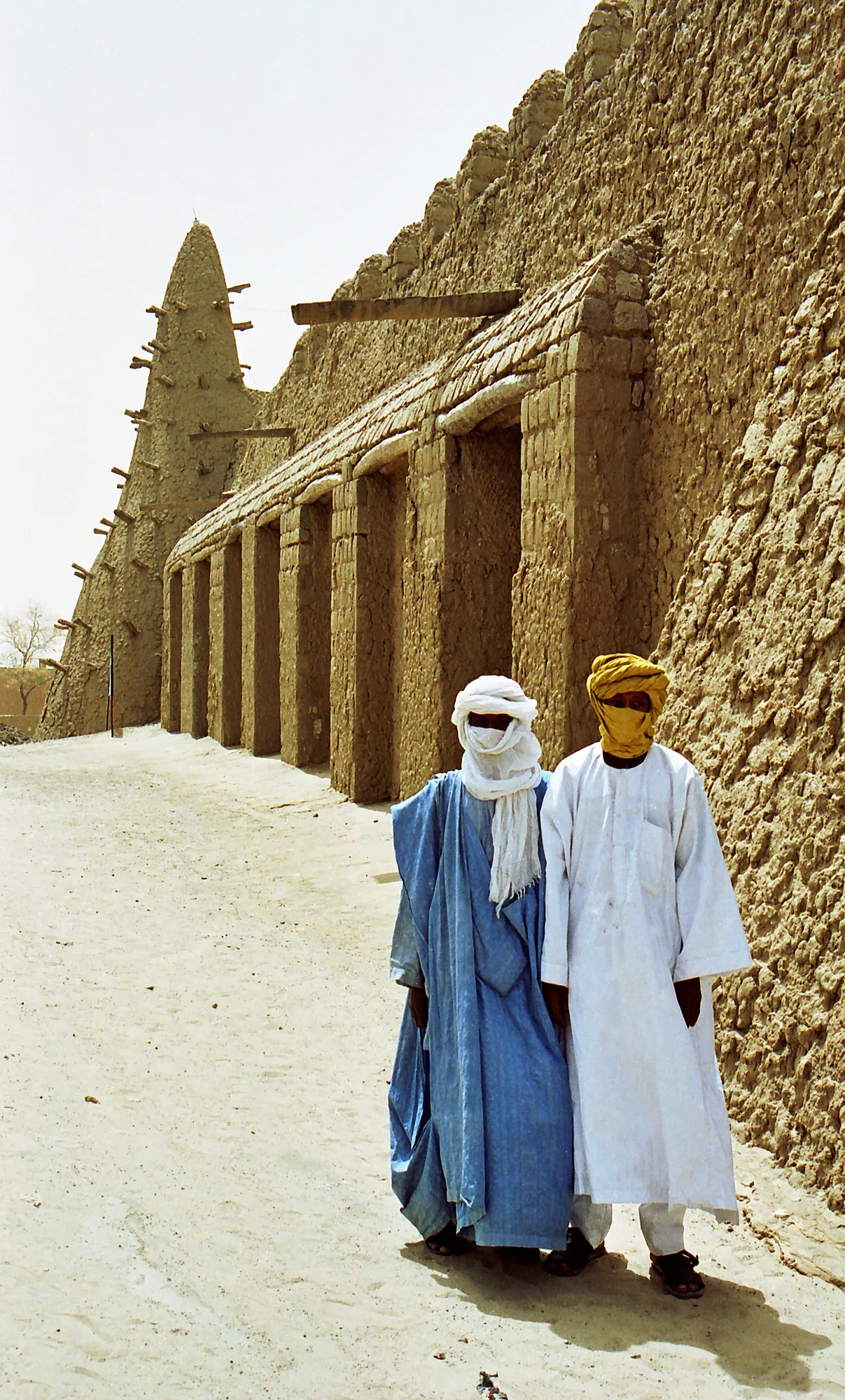 Vue extérieure de la mosquée de Djingareyber, à Tombouctou
