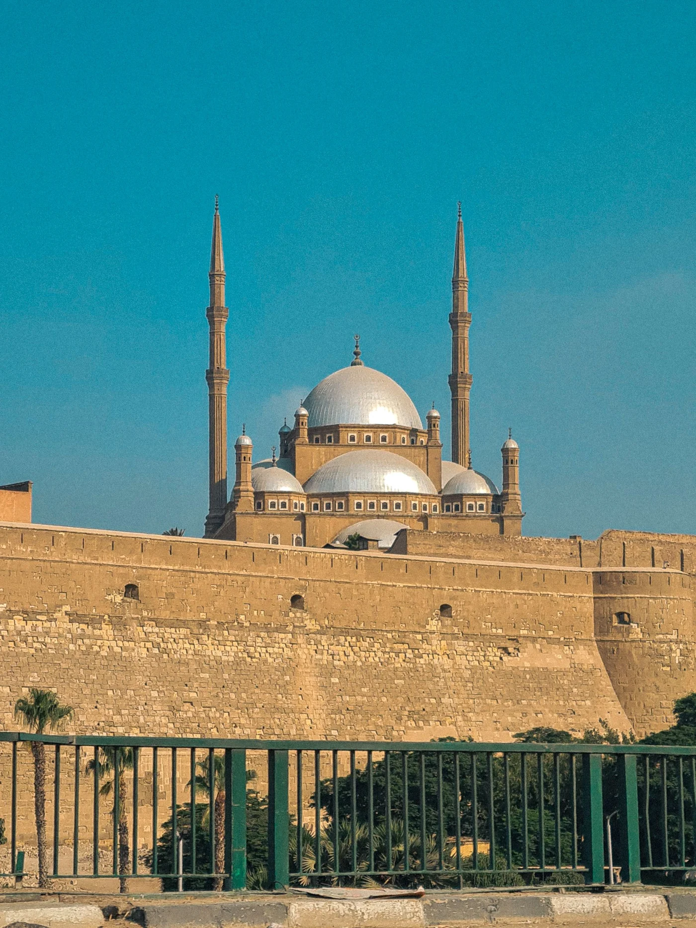 La mosquée de Mohammed Ali vue depuis la citadelle du Caire