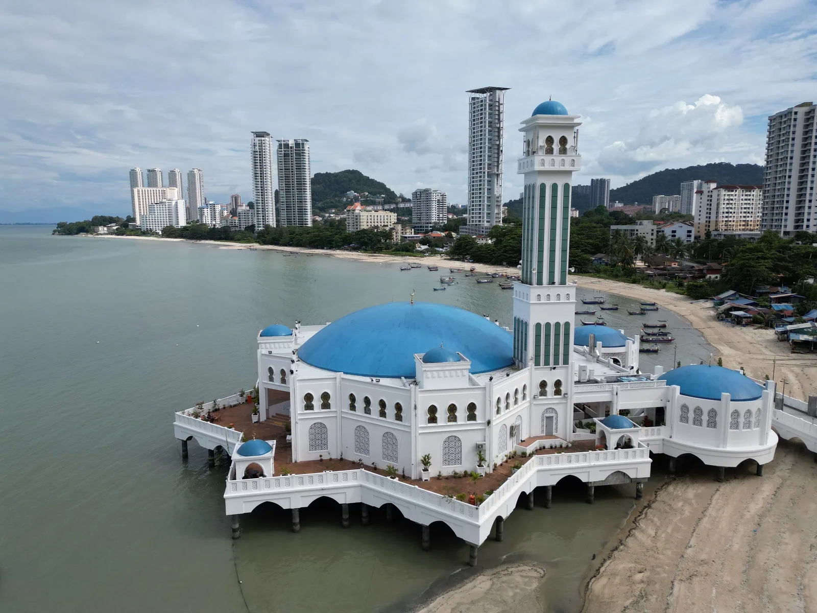La mosquée flottante de Penang
