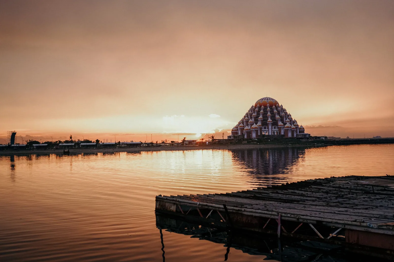 Makassar au coucher du soleil