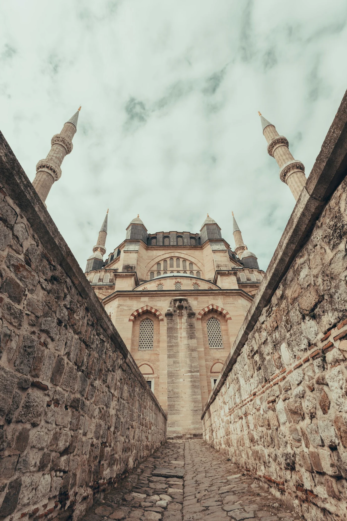 La mosquée Selimiye d'Edirne et ses quatre minarets