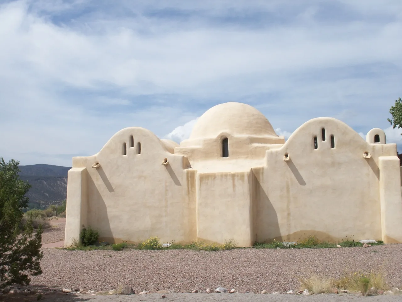 Mosquée de Dar al-Islam — Vue de la mosquée de Dar al-Islam, Abiquiu