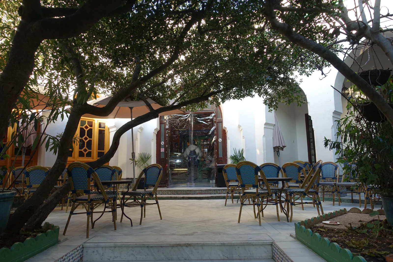Grande Mosquée de Paris — Salon de thé et patio du restaurant