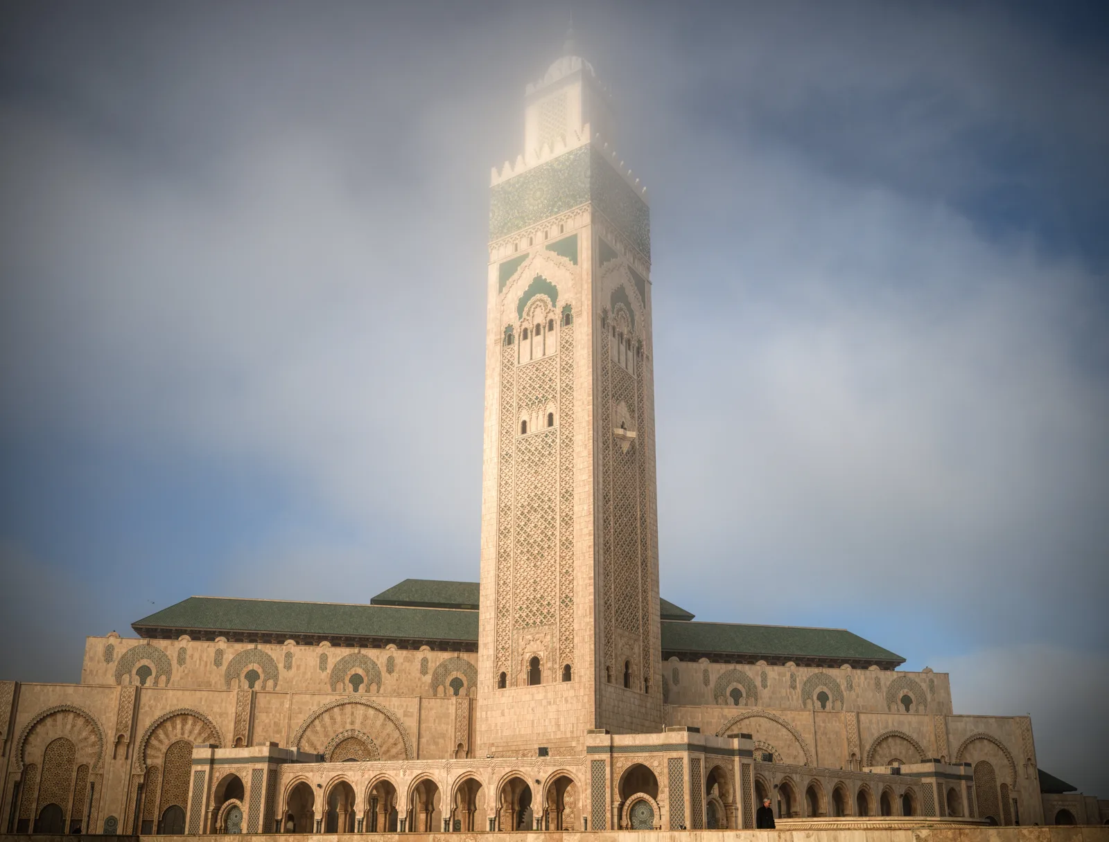 Mosquée Hassan II — Hassan II Mosque - general framing, Casablanca, Morocco