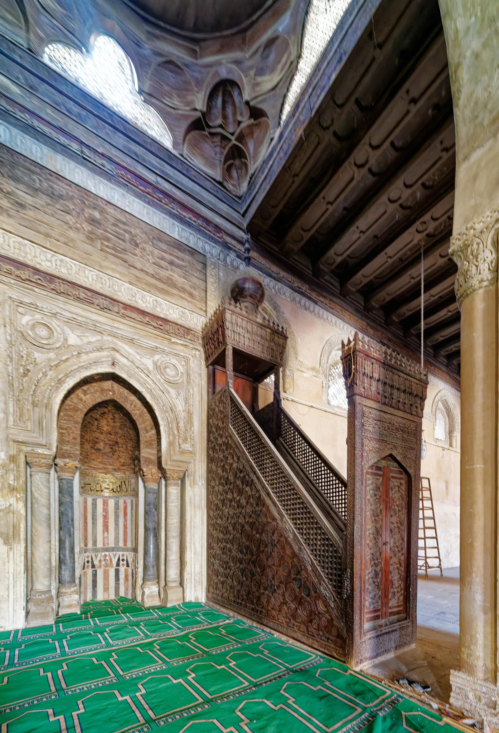 Mosquée Ibn Touloun — 876 bis 879 wurde die Ibn-Tulun-Moschee in Kairo erbaut. 06