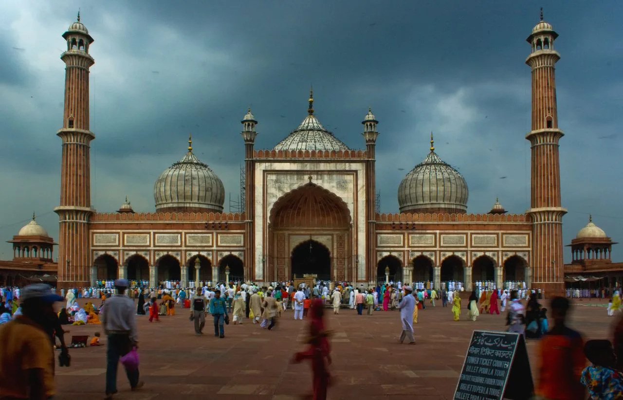 Illustration de la Jama Masjid à Delhi