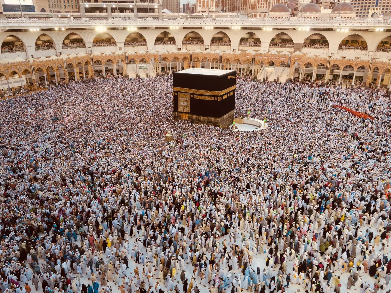 Le sanctuaire vu de haut