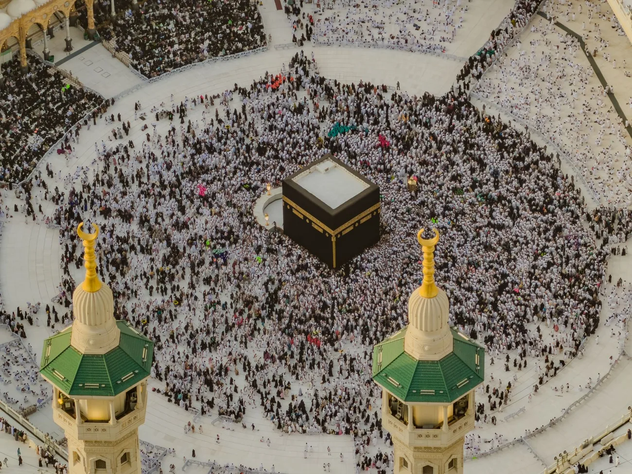 Le sanctuaire et ses minarets