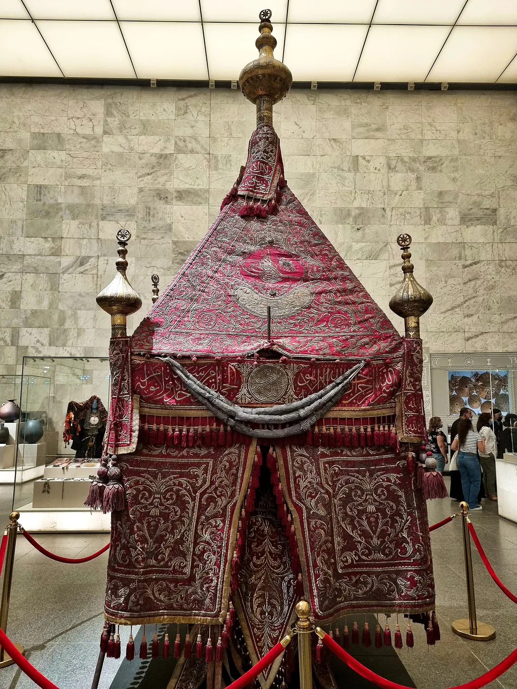 Le mahmal égyptien conservé au musée du Caire