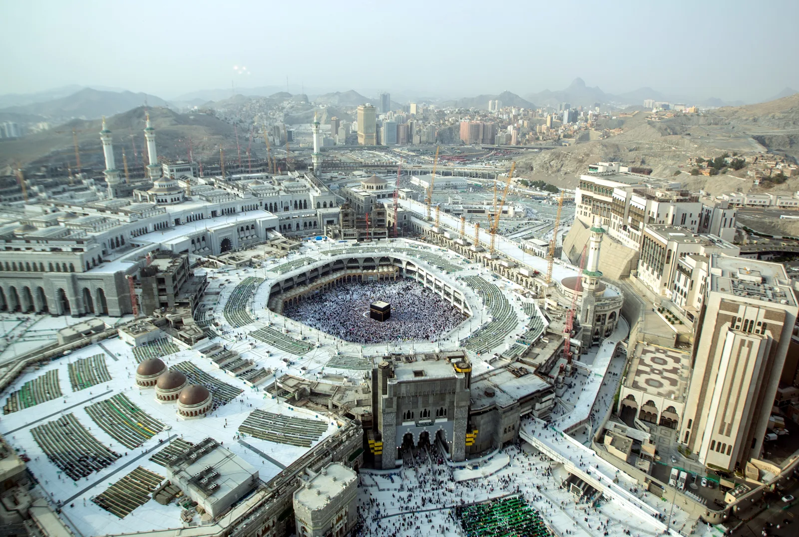 Masjid al-Haram — Vue extérieure large du Grand Mosquée de La Mecque