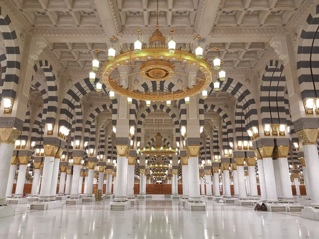 La salle de prière de la mosquée du Prophète