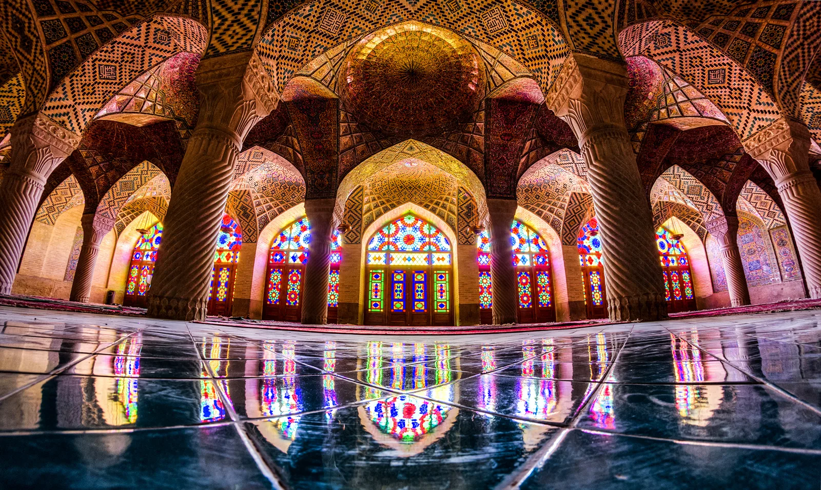 Illustration de la Mosquée Nasir al-Mulk à Chiraz