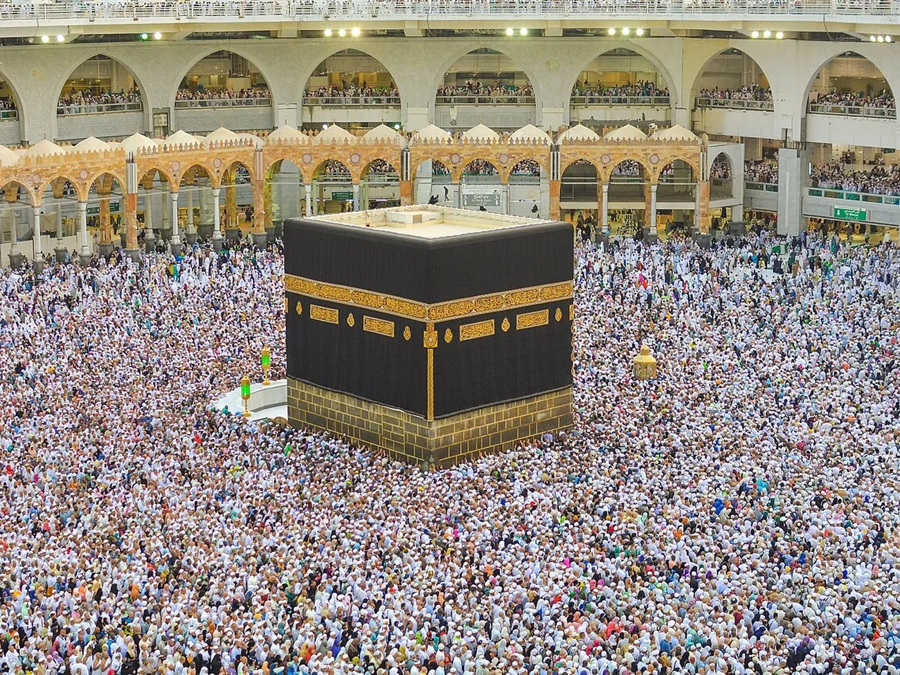 La Kaaba pendant le Hajj