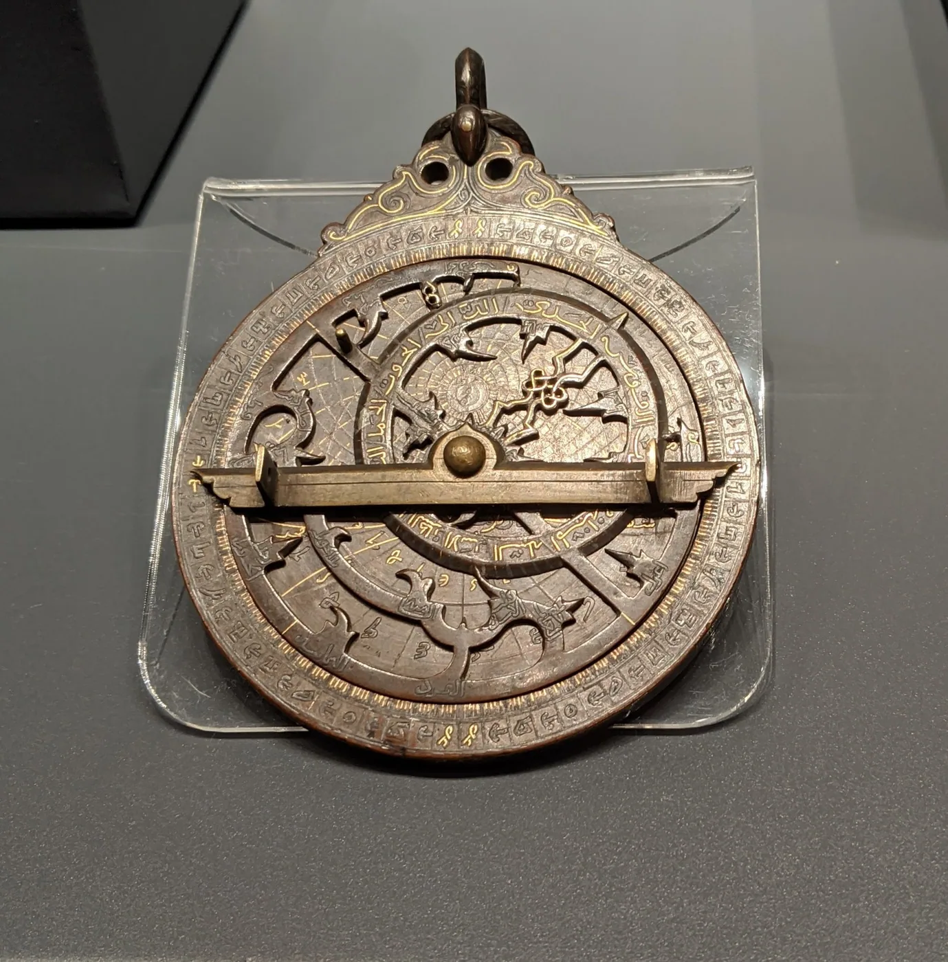 Astrolabe, détail des tracés