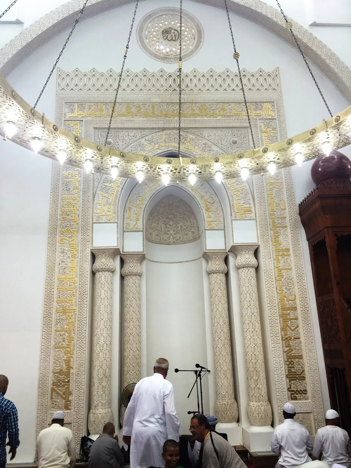 Le mihrab de la mosquée al-Qiblatayn