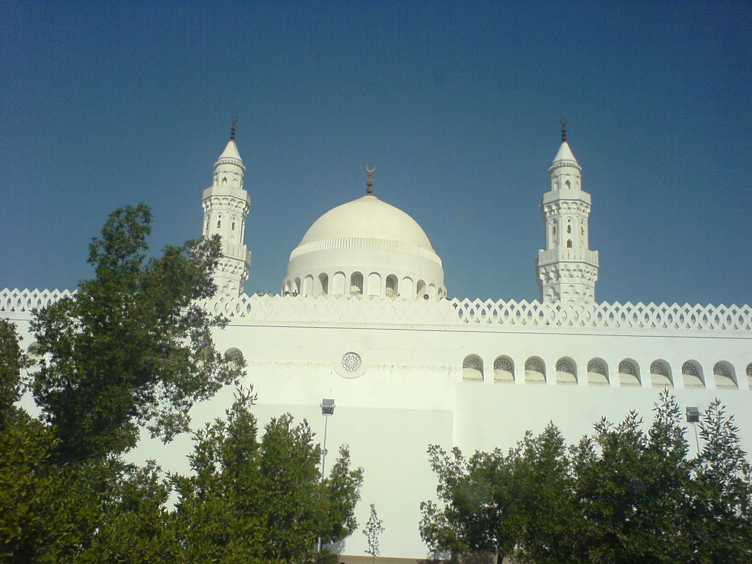 Vue extérieure de la mosquée