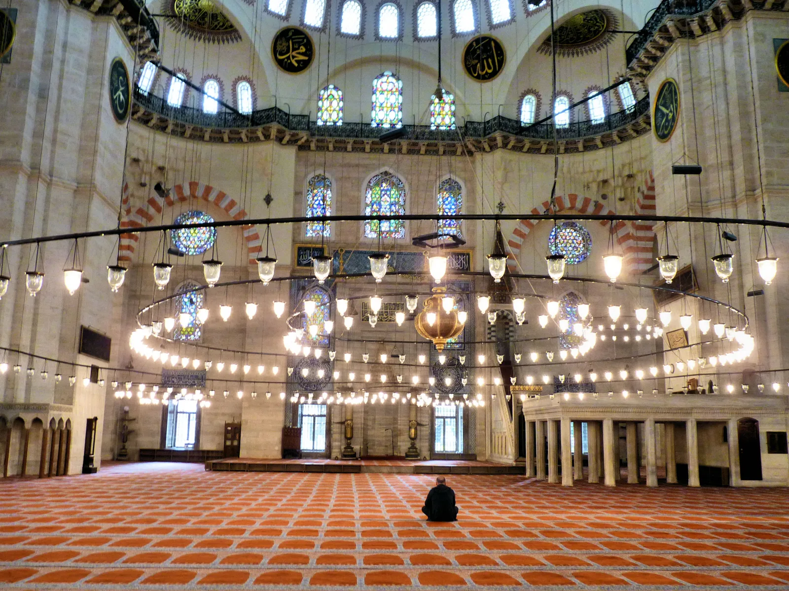 Mosquée Süleymaniye — Istanbul - Preghiera nella moschea